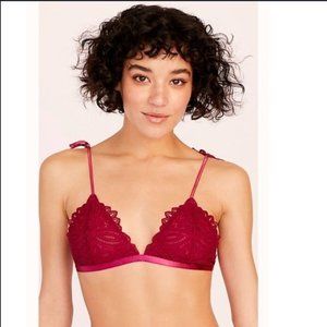 MILA BRALETTE red berry Free People NWT - M S1